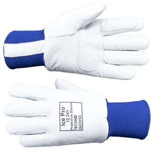 Supplier of Ice Pro Leather Freezer Gloves with Thick Foam Lining in UAE