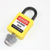 Supplier of Plastic Shackle Safety Padlock 38mm Yellow Colour in UAE