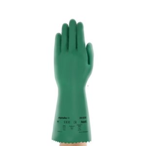 Supplier of Ansell AlphaTec 39-035 Nitrile Chemical Protective Gloves in UAE