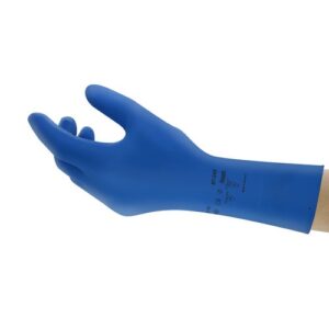 Supplier of Ansell AlphaTec 87-245 Latex Chemical Protective Gloves in UAE